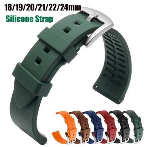 rubber watch bands rolex|19mm Rolex rubber watch strap.